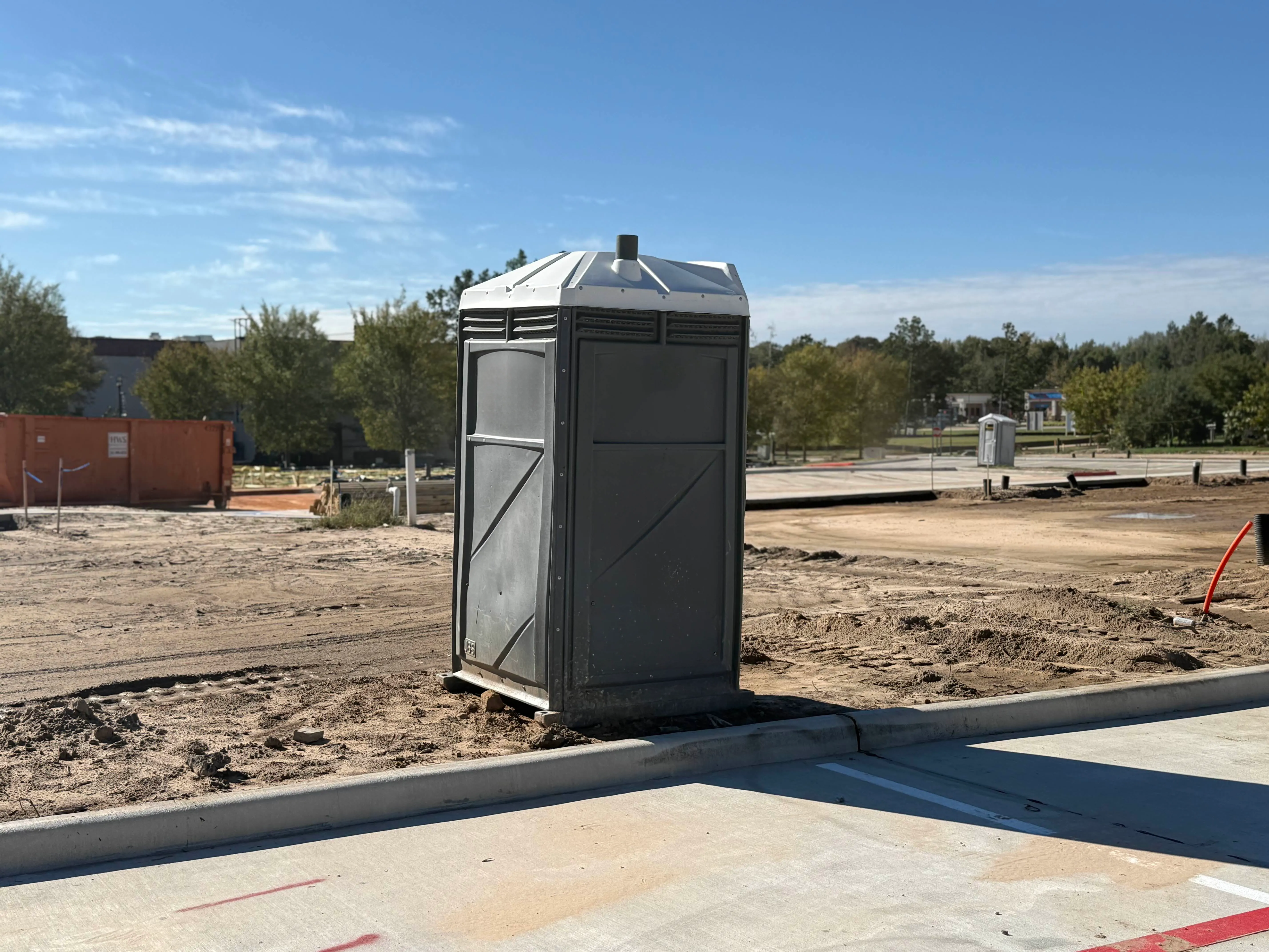 Portable restroom delivery for Coastal Bend festival